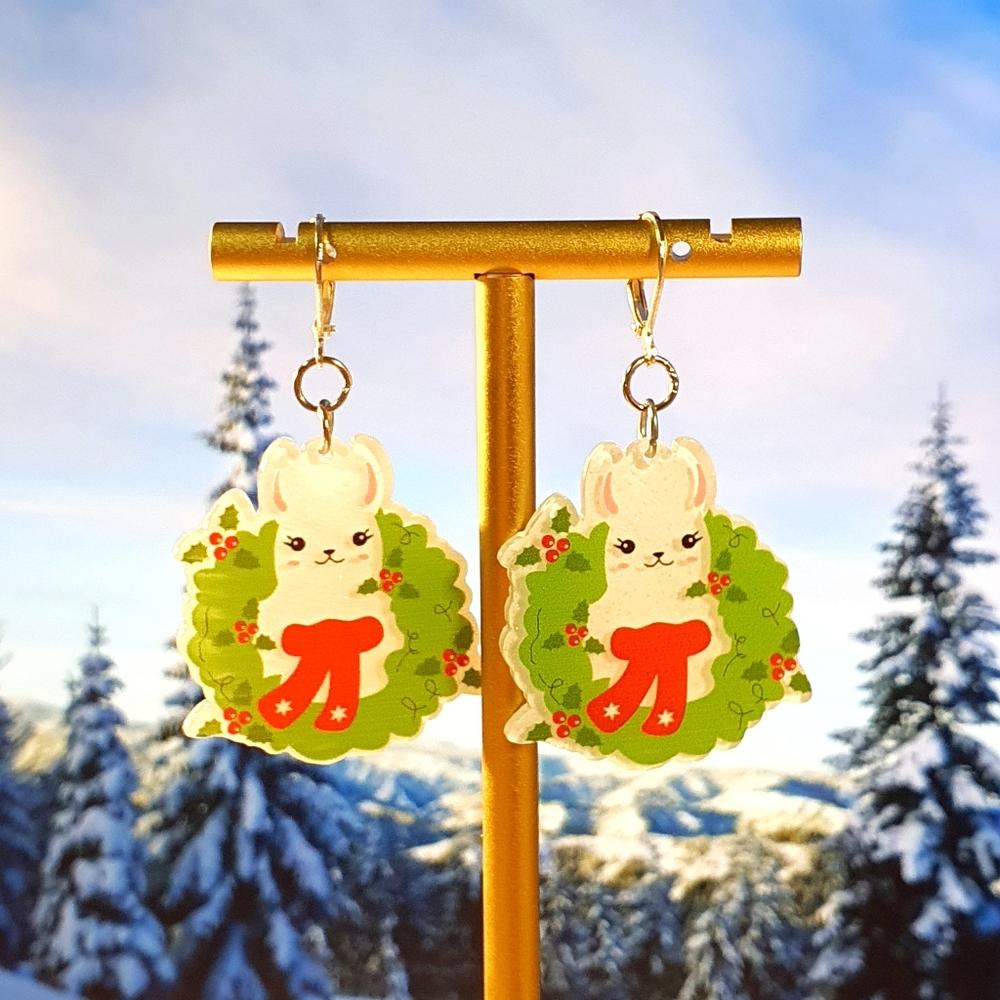 Christmas Lightweight Acrylic Earings
